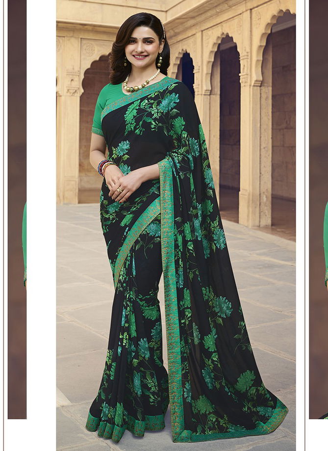 Starwalk 63 Latest Fancy Party Wear Designer Georgette Printed Saree Collection